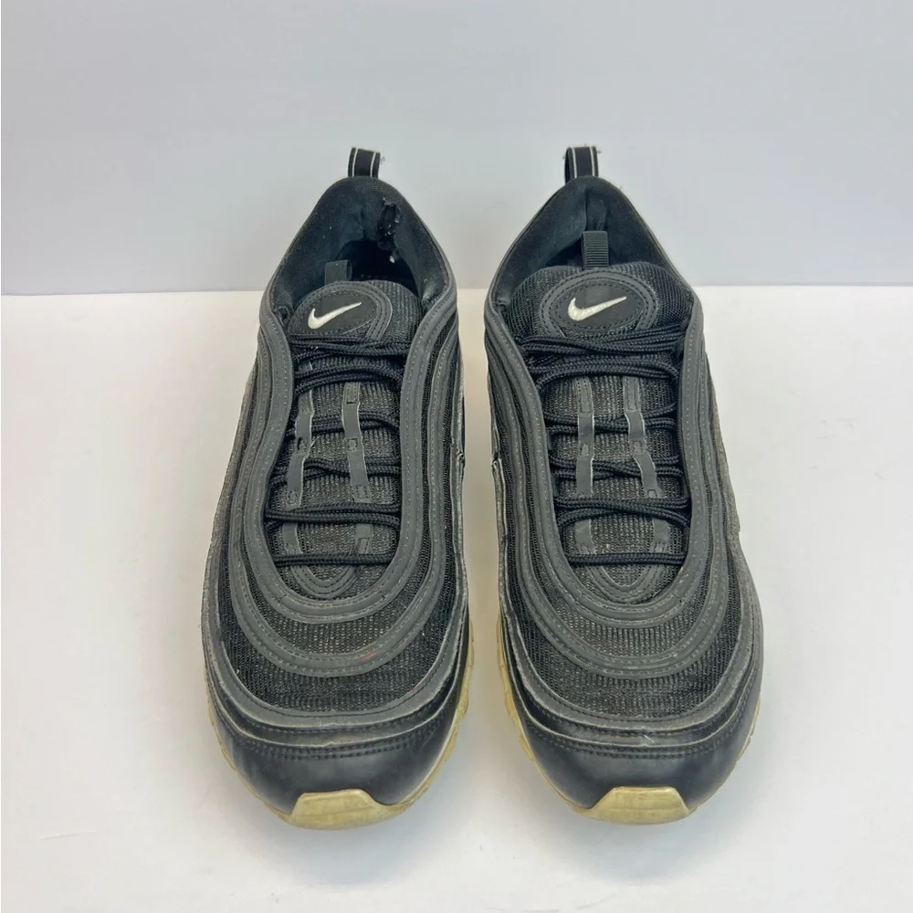 Nike Air Max 97 Mens Size 12 Black White Athletic Running Shoes Sneakers
